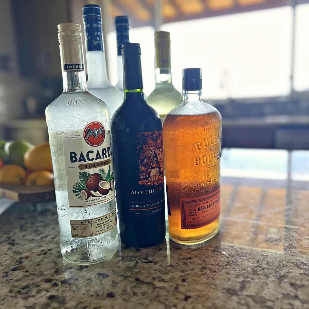 premium-spirits-selection-on-the-bar